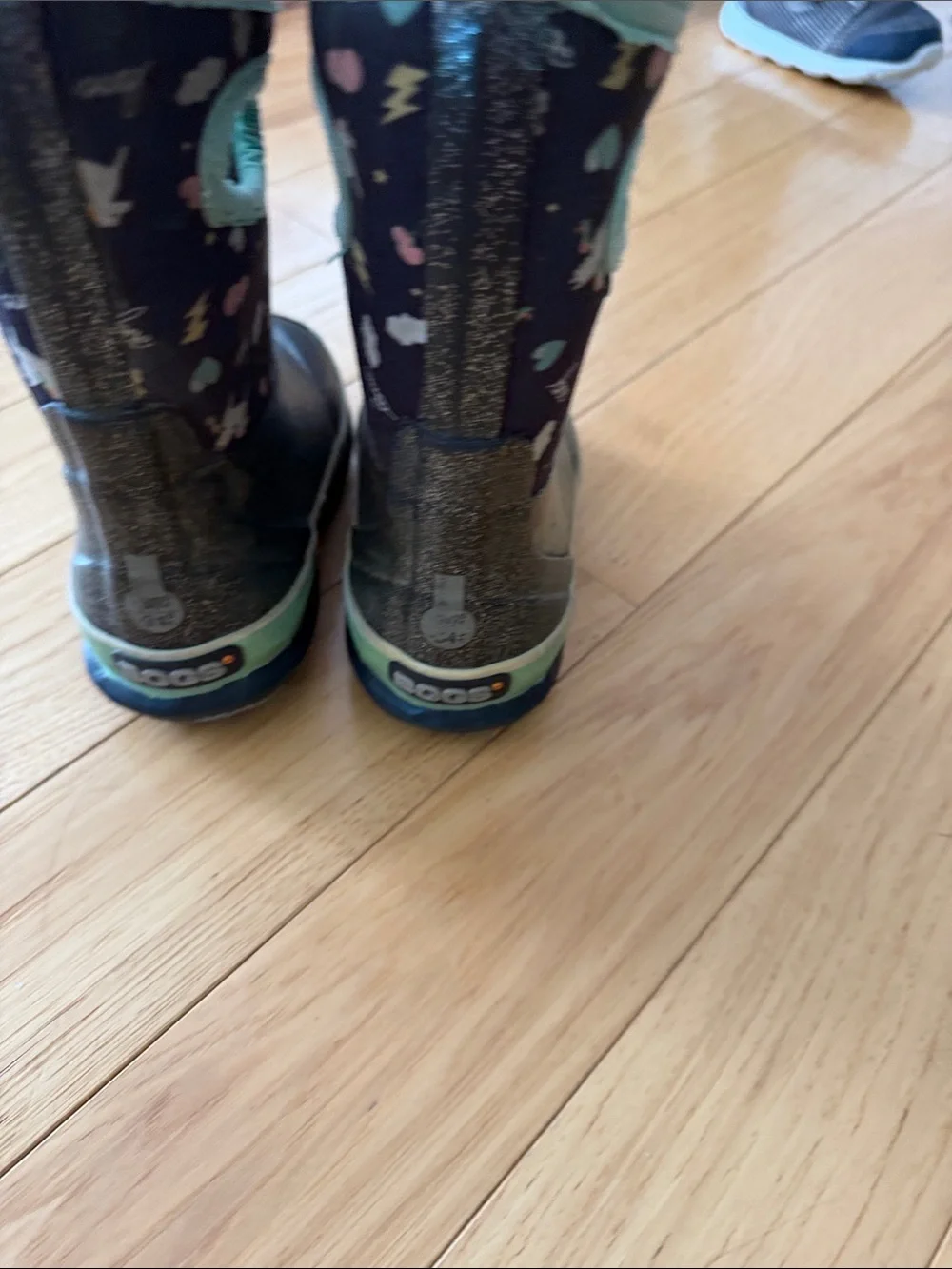 Bogs Toddler All-Weather, Waterproof Unicorn Sparkle Boots
